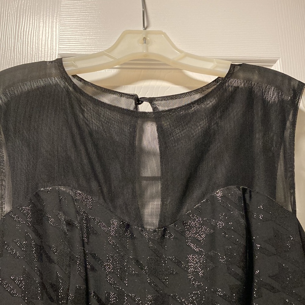 Eva Franco Exploded Herringbone Pattern Sparkle D… - image 3